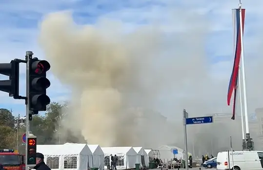 Pucnjava i požar u Beogradu: Ranjena jedna osoba, napadač uhapšen