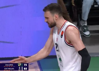 Gudurićev odlučujući koš donosi pobedu Armaniju protiv Žalgirisa